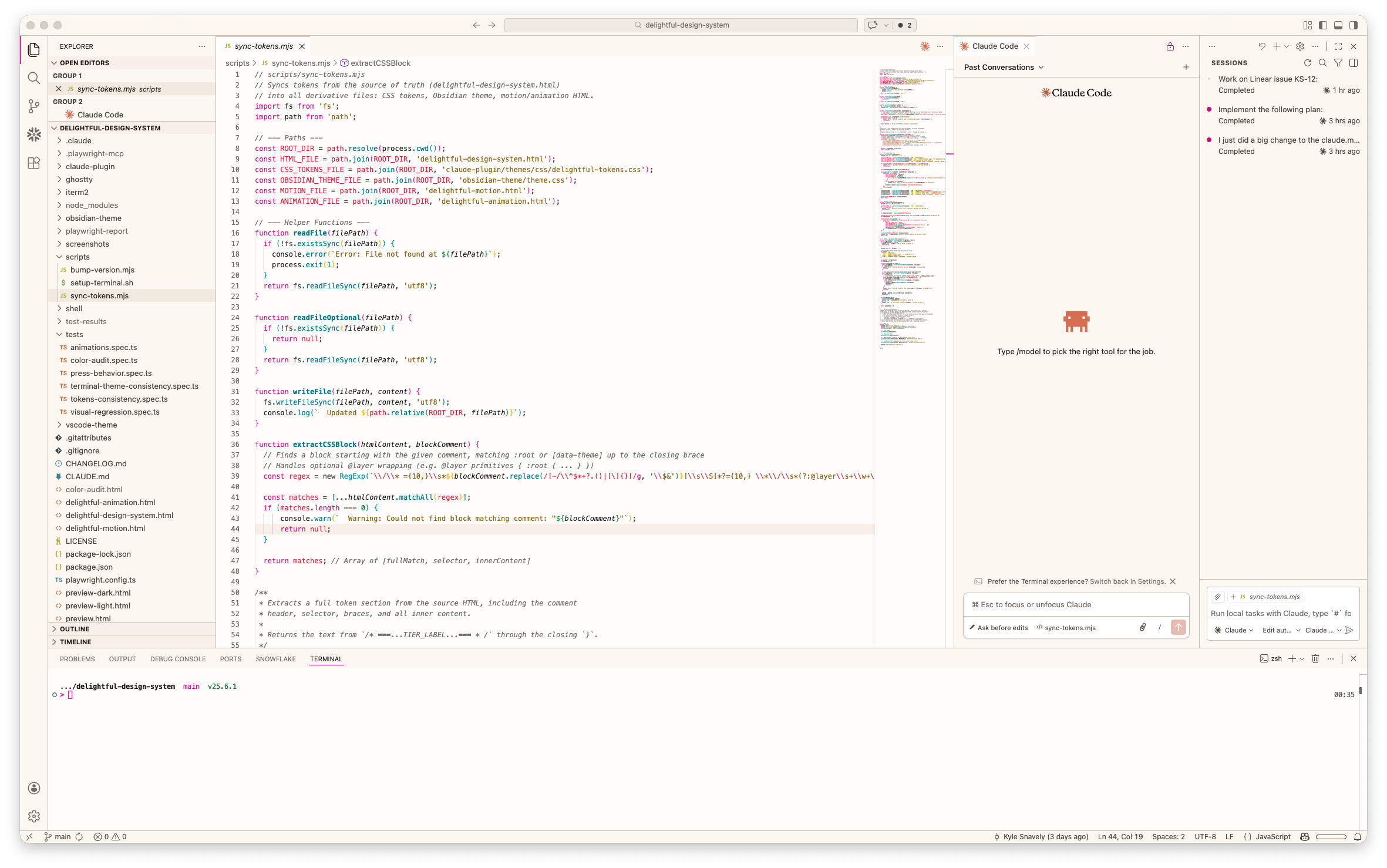 Delightful VS Code light theme